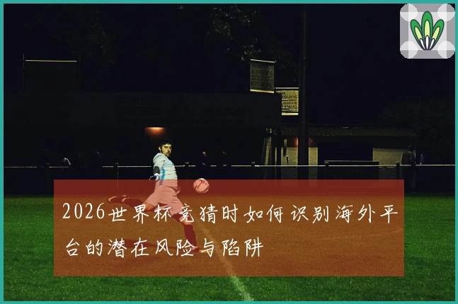 2026世界杯竞猜时如何识别海外平台的潜在风险与陷阱