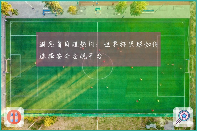 避免盲目追热门，世界杯买球如何选择安全合规平台